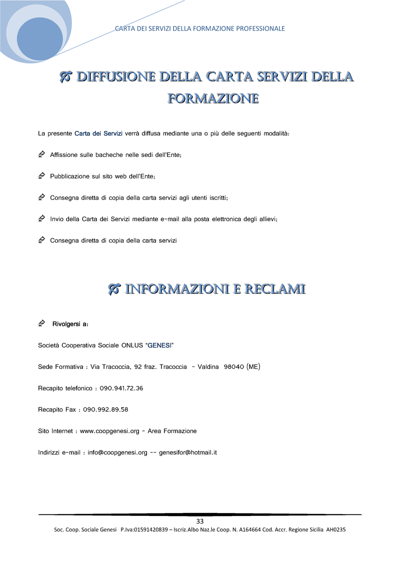 Carta Servizi pag.33